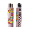 Zapalniczka Clipper FCP11 POP COVERS FLOWER POWER CHIC - srebrny znak Peace