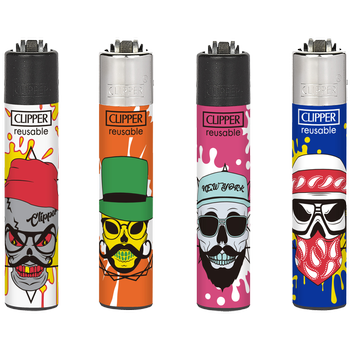 Zapalniczka Clipper CP21 SKULL REFLECTION
