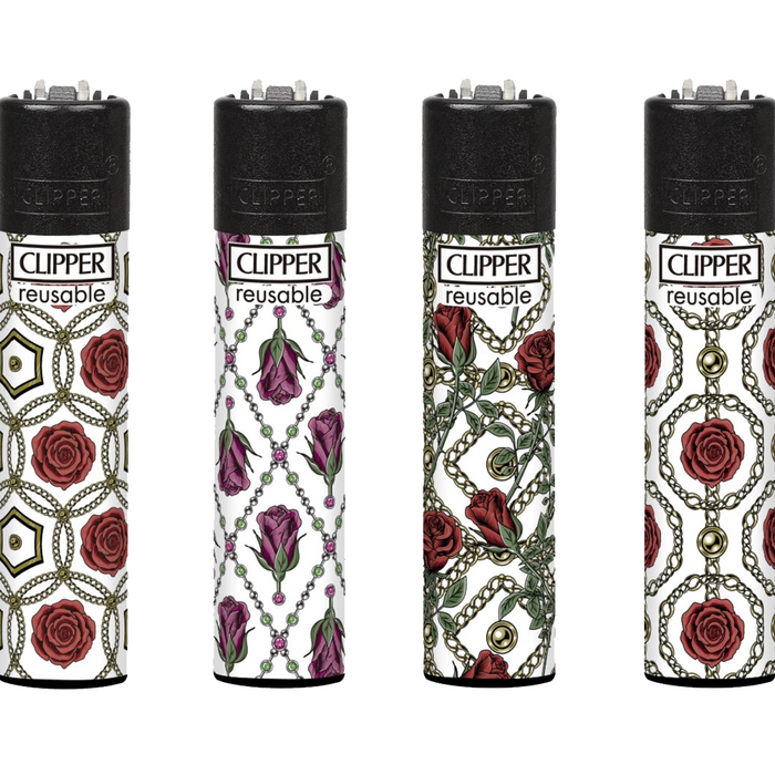 Zapalniczka Clipper CP11 ROSES AND GOLD