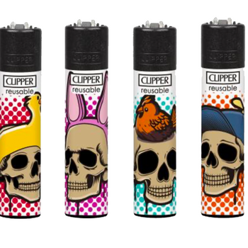 Zapalniczka Clipper CP11 SKULL BLEND 3