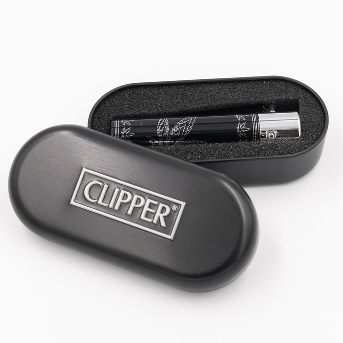 Zapalniczka Clipper Metalowy CMP11 LEAVES SILHOUETTE Srebrny