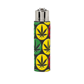 Zapalniczka Clipper FCP11 POP COVER RASTA WEED 1