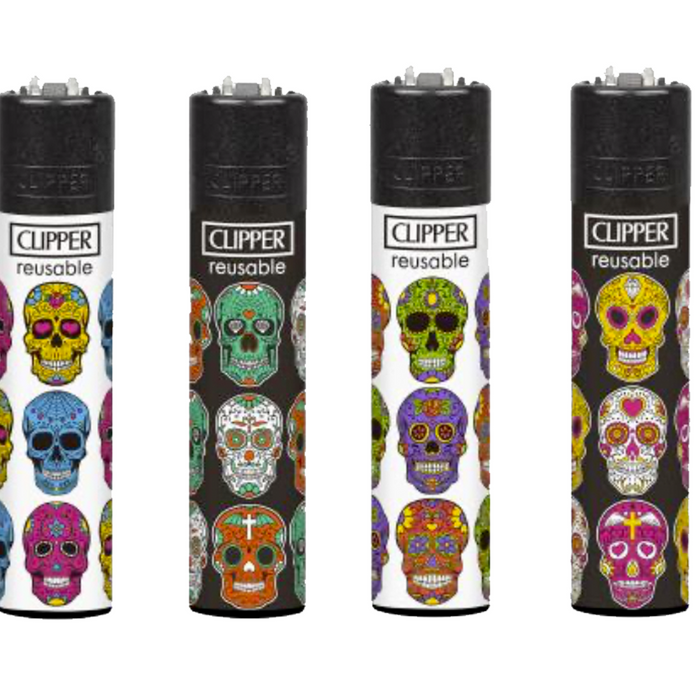 Zapalniczka Clipper CP11 TRIPLE SKULL