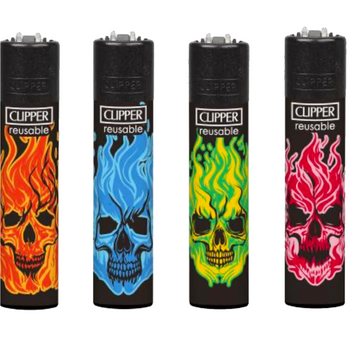 Zapalniczka Clipper CP11 SKULL BLEND 1