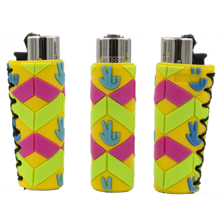 Zapalniczka Clipper FCP11 POP COVERS SENSES MOSAIC Kolor ręce