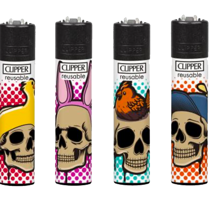 Zapalniczka Clipper CP11 SKULL BLEND 3